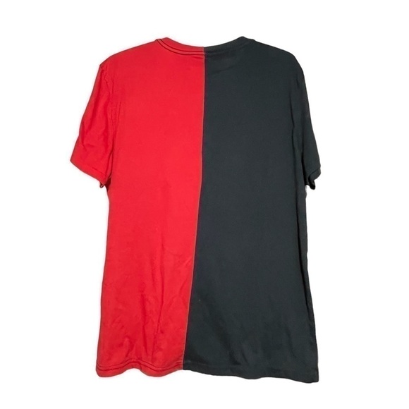 TORONTO Raptors Basketball Graphic T-Shirt Two Tone Red/Black - Size Medium - Picture 5 of 7